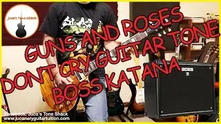 BOSS KATANA - SLASH GUITAR TONE!!! Vintage AFD Paradise 100 Guitar