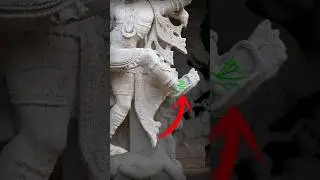 How is it possible?🤯😳 #shorts #statue #ancient #carving #veins #history #hindu #technology #temple