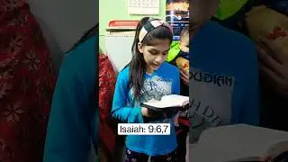 Isaiah: 9:6,7 | Christmas Carol Rounds | #shorts