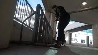 Midweek Parkade Montage - Skating In Your 40's #adaptiveskateboarder #skatedaily