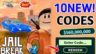 ⚠️ ЭКСКЛЮЗИВ ⚠️ КОДЫ ДЛЯ JAILBREAK 2025 - КОДЫ ДЛЯ JAILBREAK В ROBLOX 2025