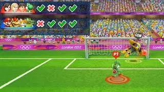 Olympic Games 2012 Football Team Mii Yoshi vs Team Dr EggMan , Vector