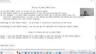 85 - ABAP OOPS - ALV by CL_SALV_TABLE(Factory Method) - Double Click Part1