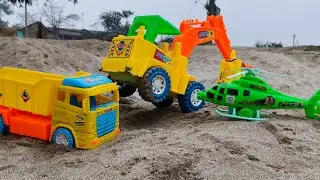 Auto and Truck Accident| Pulling out Jcb and Helicopter| truck and Auto Accident in desert|