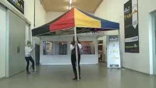 Corturi Pliabile Qualytent. Instalare rapida si simpla in mai putin de un minut