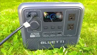 Аккумуляторная батарея Bluetti и складная солнечная панель 200 Вт