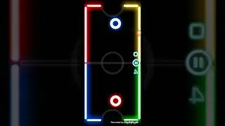 Glow Hockey Speedrun 1 Level- 35 segundos