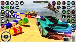 GT Car Stunt Racing Simulator || Muscle Car Mega Tracks Races 3D || Android GamePlay# Gt car 