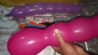 Relaxing ASMR Balloon Art 🎈 Colorful Modeling Balloons Finish