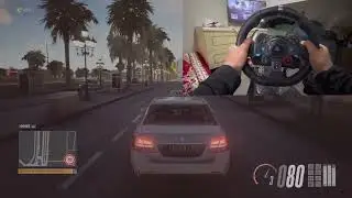 TAXI GAME SIMULATOR IN BARCELONA WITH STEERING WHEEL #gaming #steeringwheel