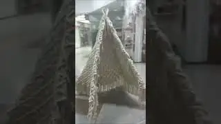 This is a customized macrame tent, a very special design idea.#macrame #macrametent#macramedesign