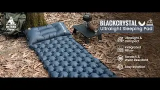 ONETIGRIS Blackcrystal Sleeping Pad, Ultralight Camping Sleeping Pad