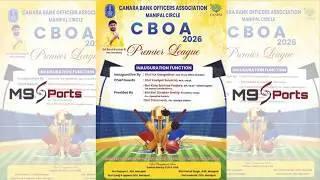 || CBOA PREMIER LEAGUE || LIVE FROM MANIPAL | DAY -02 || M9SPORTS