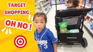 JACE SHOPPING AT TARGET! GONE WRONG PRETEND PLAY