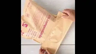 Compostable Peach Postal Mailers Product Showcase by NEON (Australian Certified home-compostable)
