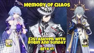 [V1] Charmony Siblings!!!! E2S1 Ashveil x E0S1 Robin x E0S1 Sunday | MOC 12 HSR 4.1