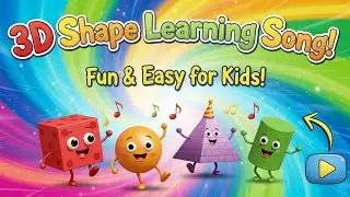 Shapes Song for Kids 🔺⭕ | Learn Shapes #ShapesSong #LearnShapes #KidsSongs #ToddlerLearning