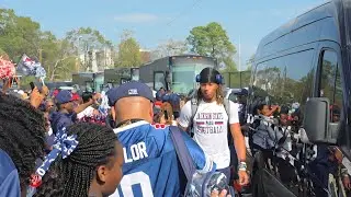 🚨 Футбольная команда Джексон Стэйт прибывает на турнир Soul Bowl 2025 Tiger Walk | Неделя 13 прот...