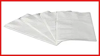 Bell Marque White Dinner Napkin-300 2-Ply White Dinner Napkins, 0.1