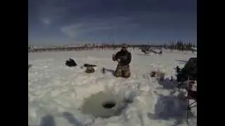 Dune Lake ice fishing