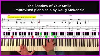 The Shadow Of Your Smile - jazz piano tutorial