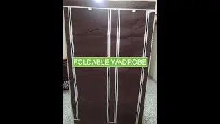 Solimo Foldable Wardrobe || Cloth material || Good buy from Amazon ||