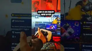How to Turn On Stealth Mode on PS5 ✨ | Hide Your Online Status #ps5 #ps5settings #shorts