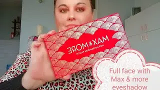 Max&more face palette and my favorite brown lipcombo from 2025 💗