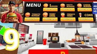 Burger Simulator | Gameplay Walkthrough Part 9 - All Burgers Unlocked
