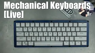 Mechanical Keyboards LIVE! - BUILD Carbon Fiber Blue with clicky switches