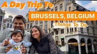 Belgium का अनोखा Statue । Manneken Pis Brussels | Things to do in Brussels |Indian Couple in Europe