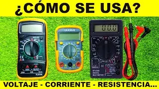 🔴130 Como Usar un TESTER O MULT&Iacute;METRO - Todas sus FUNCIONES ( Para principiantes)