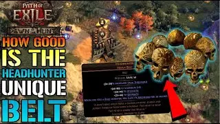 Path of Exile 2: уникальный пояс &laquo;Охотник за головами&raquo; &mdash; просто СУПЕР! Насколько он хорош?... Вот...