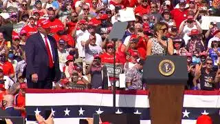 First Lady: &ldquo;It is wonderful to be here in our home state