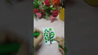 Finish Your Tree Art - Easy Brushpen Drawing ( Part - 4 ) #krcarvings  #brushpendrawing