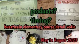 Bueaticain Elementary course in Memon foundation(four month course details @misbahscreation3510