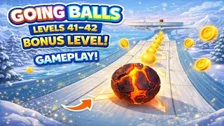 Going Balls Bonus Level - 41 To 42 Hard Level Gameplay - Going Balls New Update