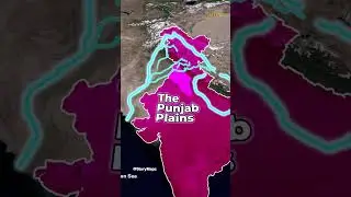 The Northern Plains of India Explained by Aditya Sahu [Mapchic]