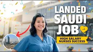 Direct Clinic Nurse Vennila Secures High Salary Job in Saudi ✈️#trending