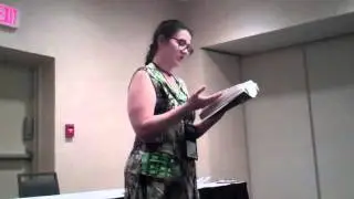 Alyx Dellamonica reads at the 2015 World Fantasy Convention