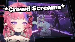 Ironmouse Watches Her Performance at Holiday Matsuri Live