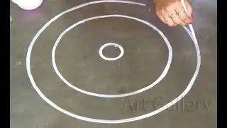 Big Beautiful Rangoli designs | Innovative Alpana design | Amazing art
