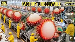 Inside a Modern Rambutan Factory You&rsquo;ve Never Seen Before &ndash; Full Processing Journey