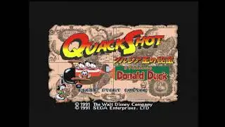 [RetroGaming][MegaDrive] Quackshot Longplay/Walkthrough with Chapters + JP Manual Scan