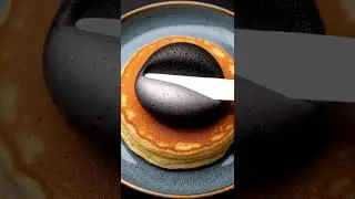 【4K ASMR】Midnight Foam Slowly Releases Pale Silver Cream | Pancake ASMR  #asmr #pancake #foodasmr