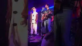 Chris Rice and Tyler Conroy perform a “Frozen” medley