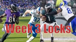 NFL Week 3 Betting Locks and Game Picks