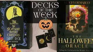 HALLOWEEN WRAP UP! The Nightmare Before Christmas Tarot, The Halloween Oracle DECKS OF THE WEEK!