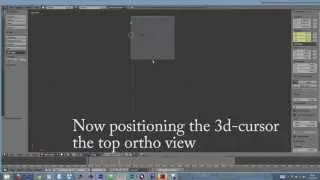Problem positioning the 3d cursor in Blender