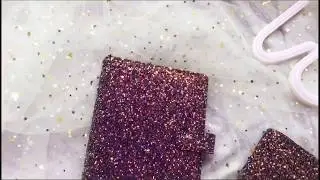 Lovedoki Sequins Series Purple Cover  Binder Notebook Korean Cute Spiral Planner